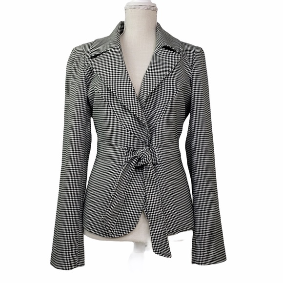 Chapter One Jackets & Blazers - Chapter One Lined Houndstooth Pattern Blazer  VGC